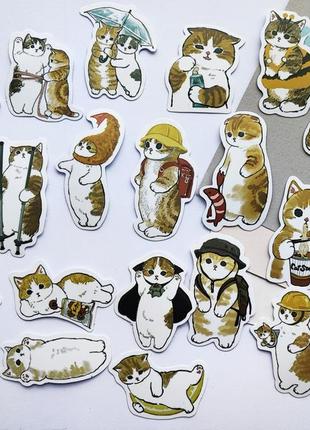 Набор #8 наклейки для скрапбукинга,котики, stickers, рисунки изображения наклейки стикеры для ежедневников блокнота скетча записника1 фото