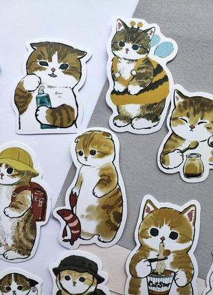 Набор #8 наклейки для скрапбукинга,котики, stickers, рисунки изображения наклейки стикеры для ежедневников блокнота скетча записника5 фото