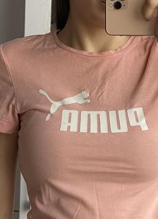 Футболка пудровая puma3 фото