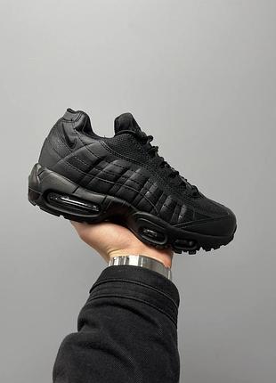 Мужские кроссовки nike air max 95 ‘black’ топ качества 🔝🔥