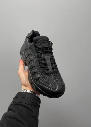 Мужские кроссовки nike air max 95 ‘black’ топ качества 🔝🔥2 фото