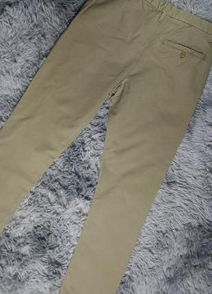 Бежеві бавовняні брюки штани розмір s m від h&m3 фото