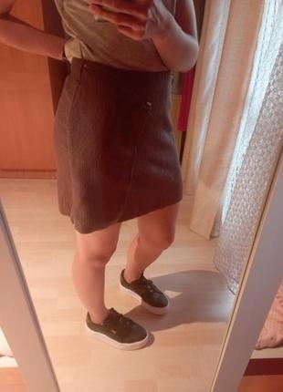 Юбка мины капучино. 3