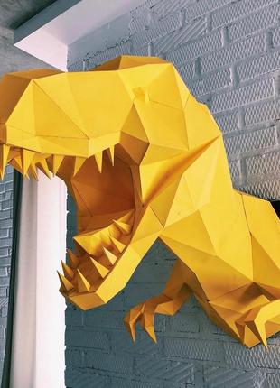 Наборы для создания 3д фигур оригами паперкрафт бумажная модель papercraft динозавр