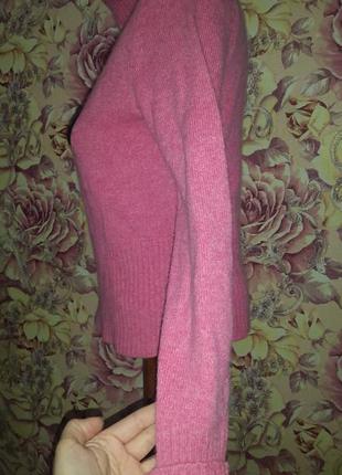 Теплый розовый гольф/свитер2 фото