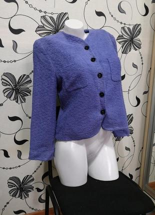 Піджак синього кольору демісезон 66% котон