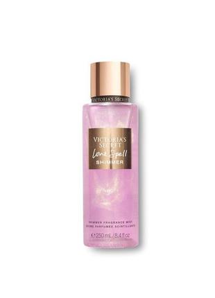 Спрей с шиммером victoria’s secret love spell1 фото