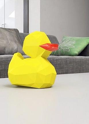 Наборы для создания 3д фигур оригами паперкрафт бумажная модель papercraft утка