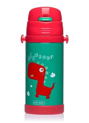 Термос-поїлка дитячий stenson mt-2087 green/red бренд: stenson код товару: 4482101