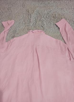 Шифонова жіноча блуза рожевого кольору lwie5 фото