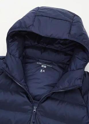 Ультра легкая пуховая парка 3d cut   uniqlo
