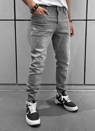 Чоловічі джинси / якісні джинси в сірому кольорі на кожен день3 фото