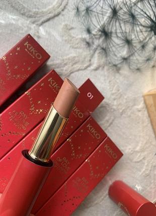 Стойкая матовая нюдовая помада kiko milano ray of love