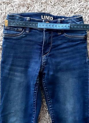 Утеплені джинси h&m 110 розміру. 8