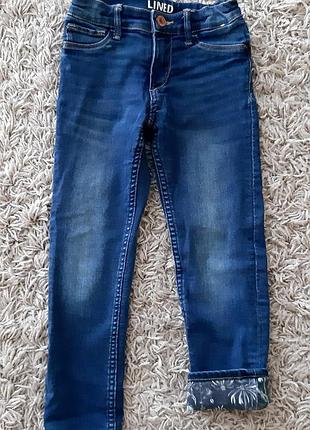 Утеплені джинси h&m 110 розміру. 10