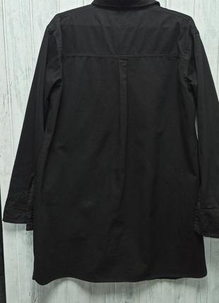 Рубашка котон у чорному кольорі denim.4 фото