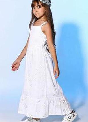 Красивый вискозный сарафан в пол next/ 6 лет