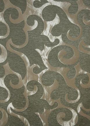 Дивандеки супер на великий диван і два крісла вензель великий зелений