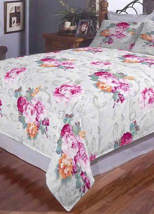 Пион полуторное постельное белье gold