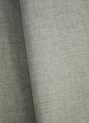 Шторы льняные светло серые