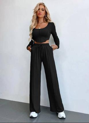 Костюм брючний в стилі бренду zara