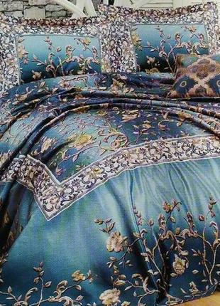 Простирадло 240*260 в наборі з наволочками first choice retro giana royal