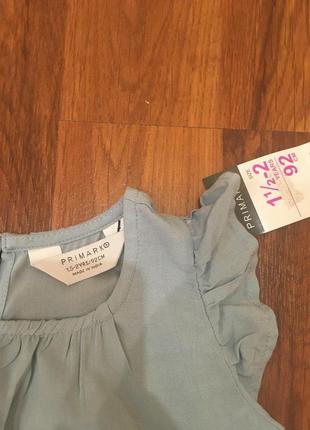 Блуза primark на 1,5-2 года 3