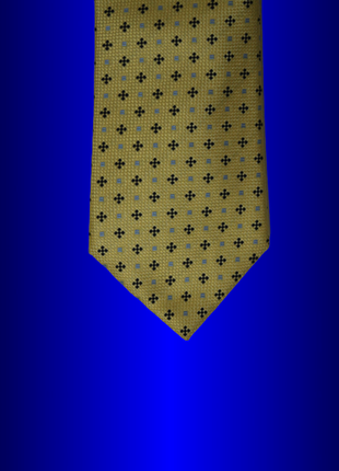 С крестом  широкий желтый  галстук краватка  бабочка метелик самовяз бант регат шарф  хустка