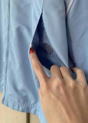 Спортивная кофта на молнии / ветровка в голубом цвете от adidas оригинал5 фото