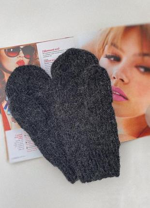 Вятьяные перчатки черного цвета3 фото