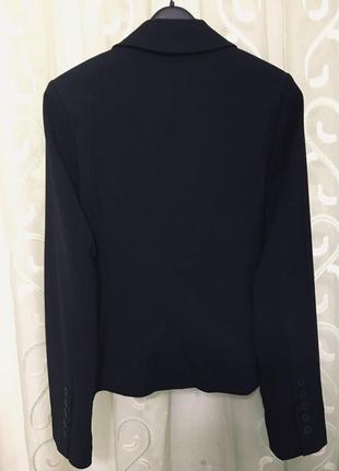 Чёрный базовый пиджак/чорний базовий піджак2 фото