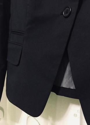 Чёрный базовый пиджак/чорний базовий піджак4 фото