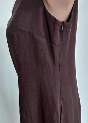 Платье сарафан ниже колена по фигуре офисное строгое летнее2 фото