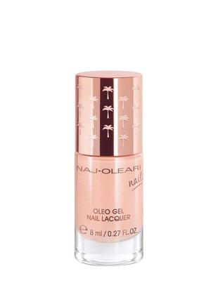 Гель лак для ногтей naj-oleari oleo gel nail lacquer тон 09 pearly pink