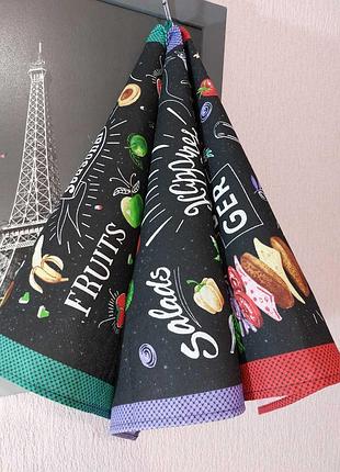 Полотенца из рогожки