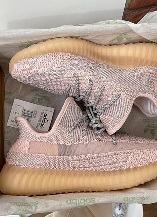 Женские кроссовки adidas yeezy boost 350 v2, synth reflective#адидас