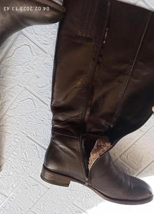 Шкіряні чоботи carlo pazolini черевики з натуральної шкіри 40 розмір7 фото