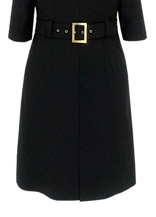 Сукня в стилі «мілітарі»  чорного кольору4 фото