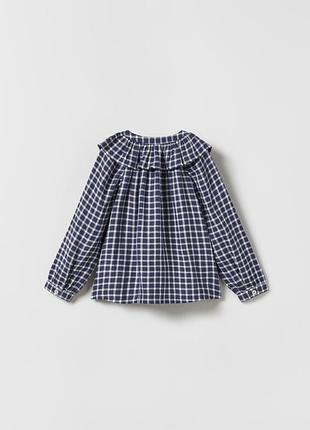 Zara рубашка блуза для девочки 2-3роки (98см) 2