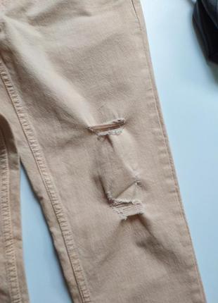 Коттоновые брюки джинсы h&amp;m8 фото