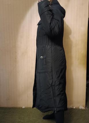 Шикарний теплий пуховик куртка довга куртка, пальто.6 фото