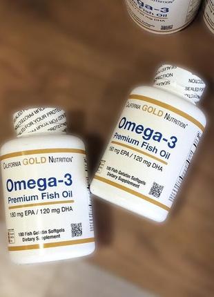 Рибий жир преміум-класу omega-3 від california gold nutrition