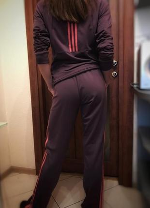 Женский спортивный костюм adidas ластик1 фото