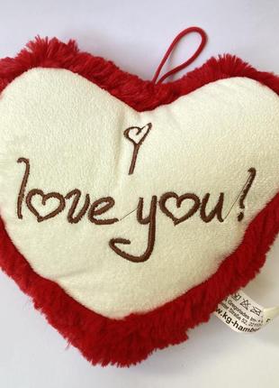Велика іграшка серце з написом «i love you»4 фото