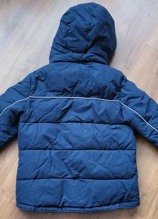 Фирменная теплая зимняя куртка парка h&m на мальчика 4-5 лет деми зима3 фото