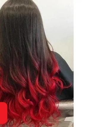 Парик червоне волосся (локони)1 фото