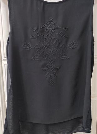Топ sisley, чорний, розмір м