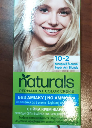 Palette naturals крем-фарба для волосся без аміаку 10-2