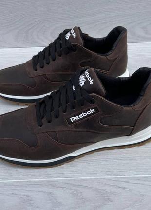 Мужские кожаные кроссовки reebok4 фото