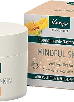 Kneipp mindful skin восстанавливающий ночной крем питательный регенерация сухой и чувствительной кожи лица1 фото